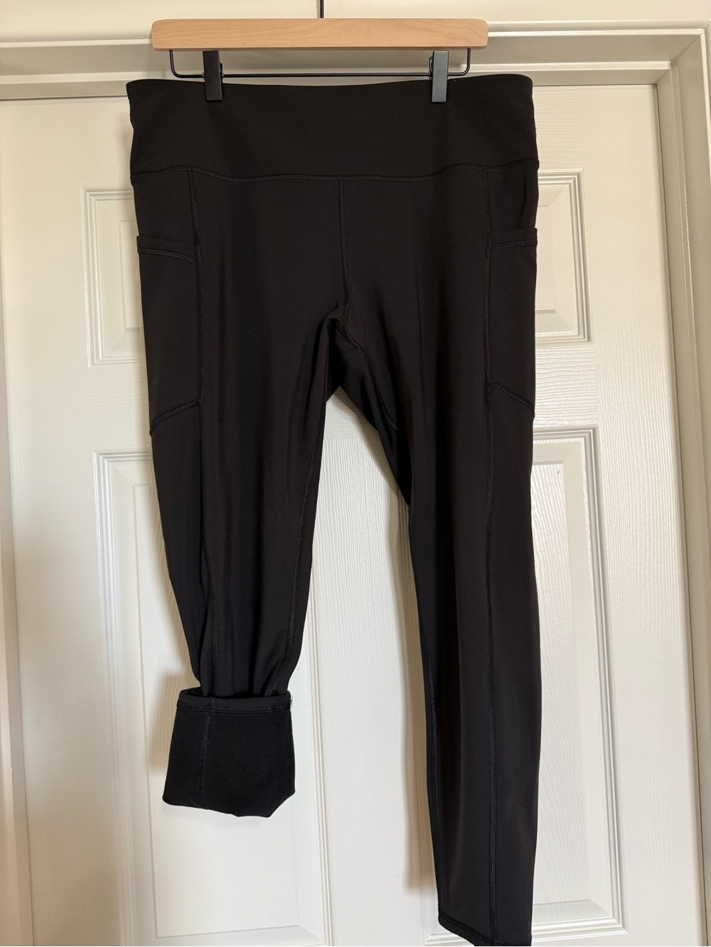 NWOT Member’s Mark Extra Warm High Rise Leggings XL Black Navy 2 Pair Bundle - Picture 3 of 12